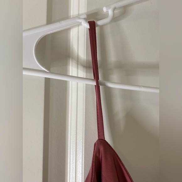 Rue 21 Satin Rose Gold Cowl Neck Dress - Picture 5 of 6